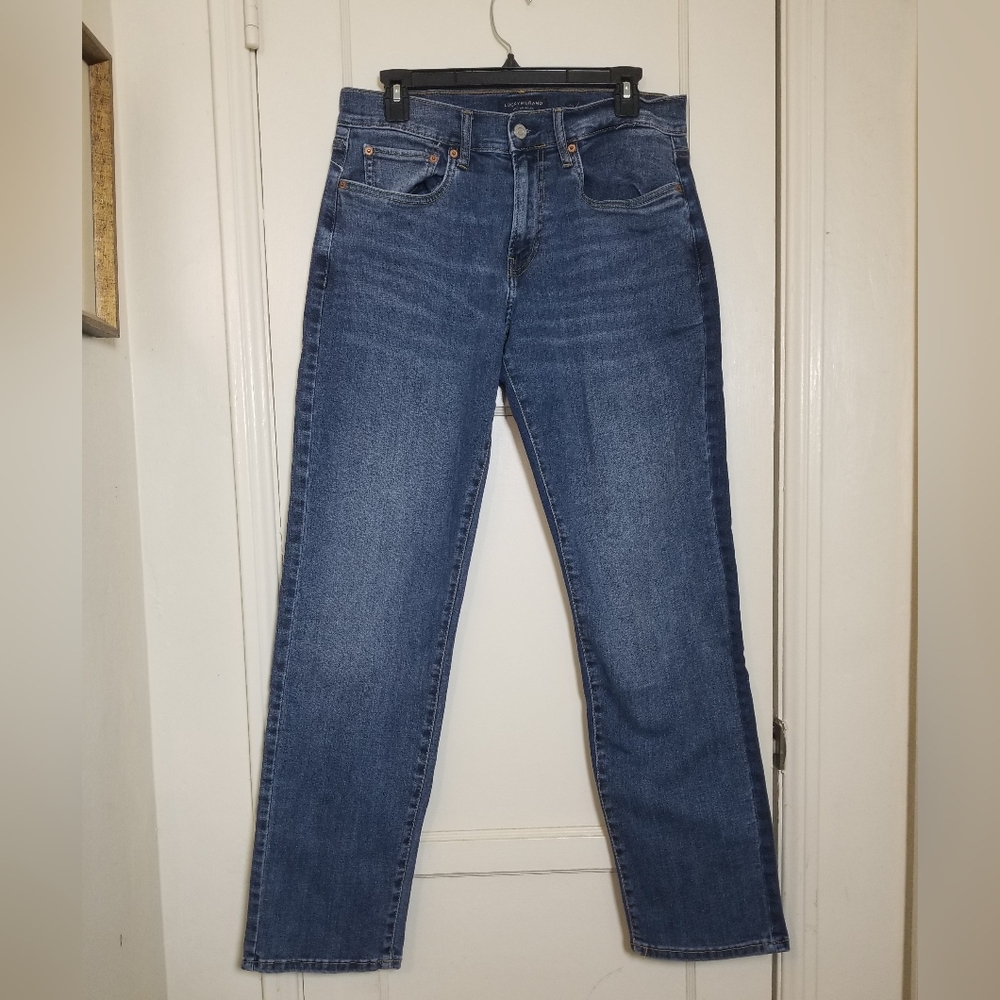 LUCKY BRAND 221 STRAIGHT blue Denim Jean 32 X 32